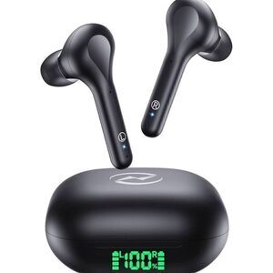 Wireless Earbuds Noise Cancelling 4 Mic Clear Call Bluetooth Headphones Wireless